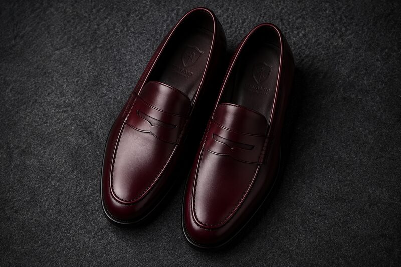 Penny-Loafer in Weinrot